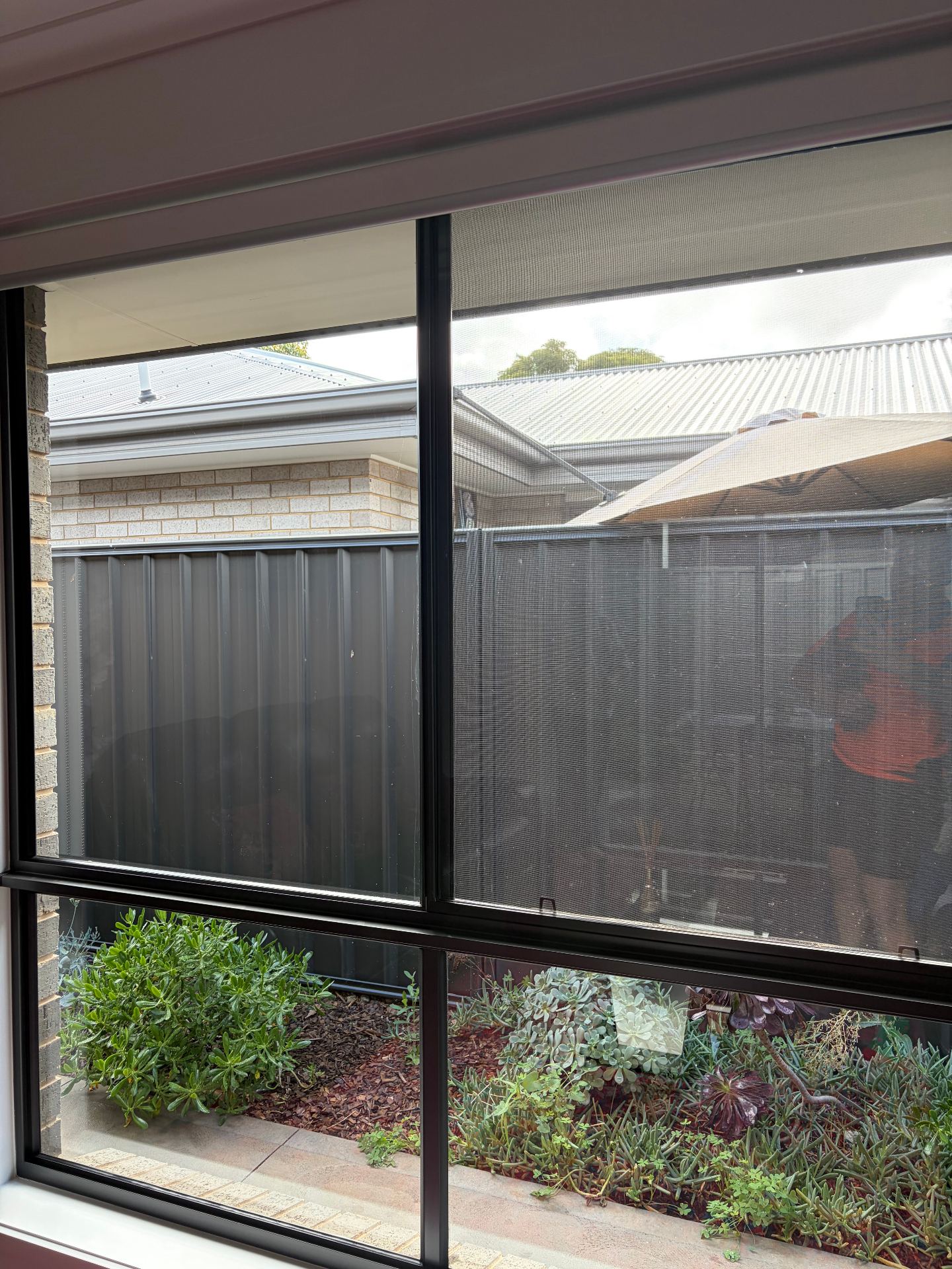 Large outlook window — after cleaning